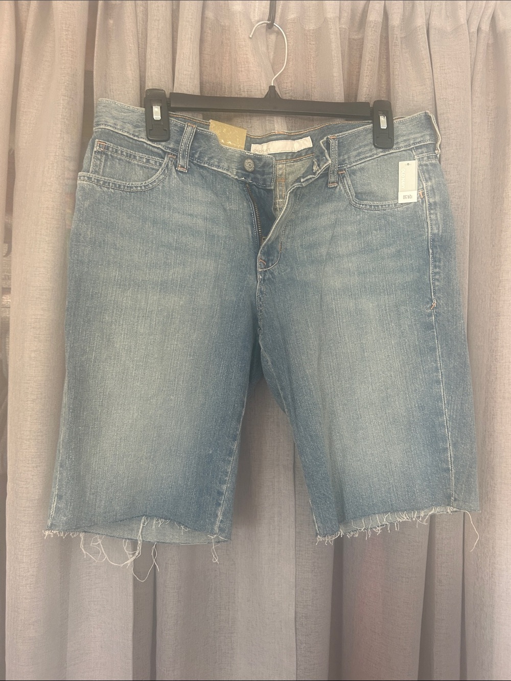 Old Navy Light Wash Denim Bermuda Shorts